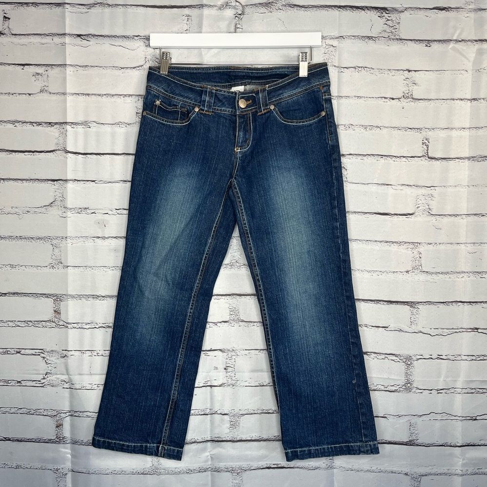 ellemenno Wide Leg Dark Wash Jeans Women’s Sz 5 90s Y2K Vintage Denim Streetwear